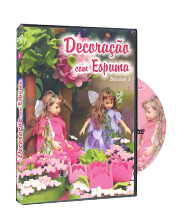 DVD DECORAO DE ESPUMA - BSICO 1 